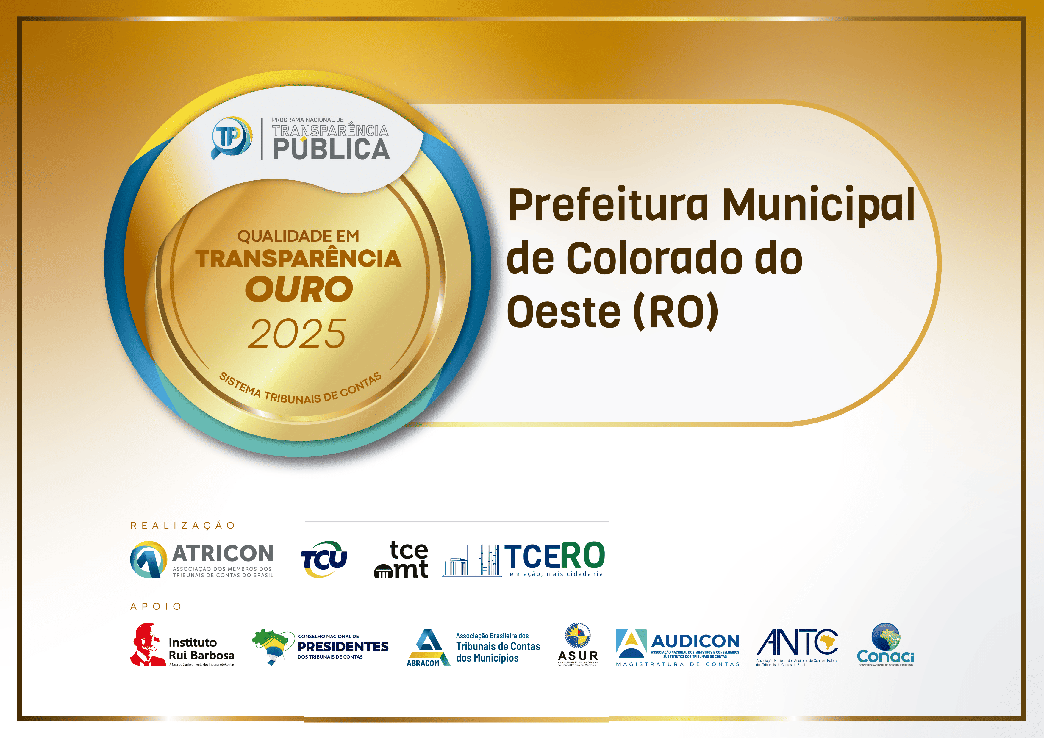 Selo Ouro, Prefeitura.png